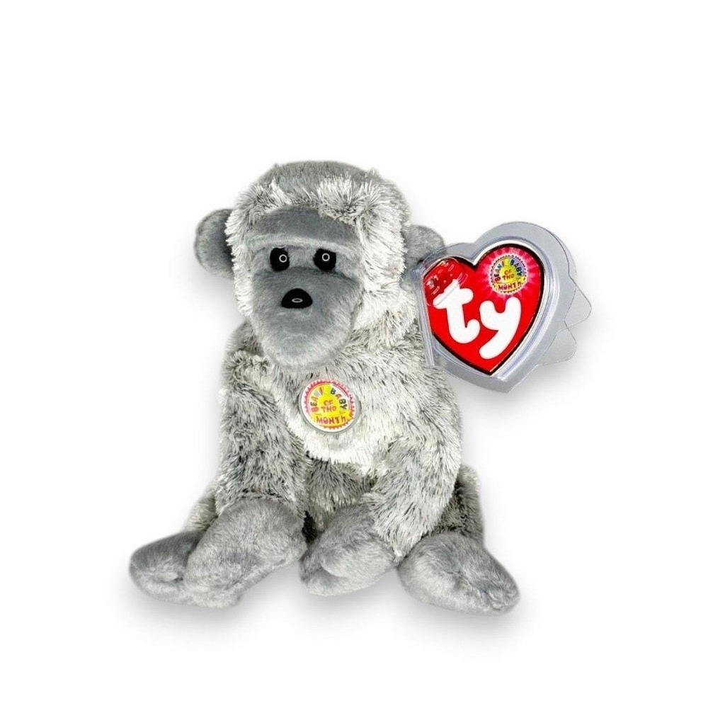 Virunga the Gorilla | Gentle Mountain Guardian | Mint Heart Tag TY Beanie Baby
